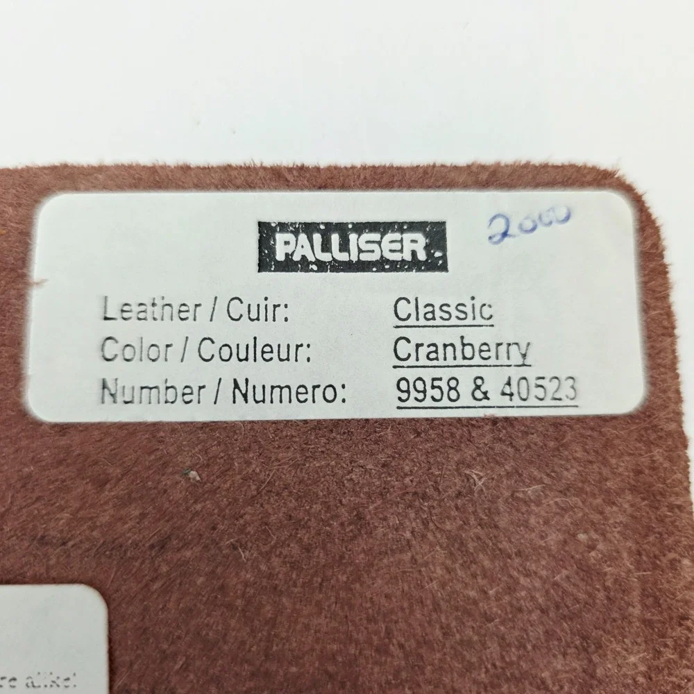 Lot Of 5 Brown Leather Sample Upholstery Swatches for Bookbinding Bags Wallet